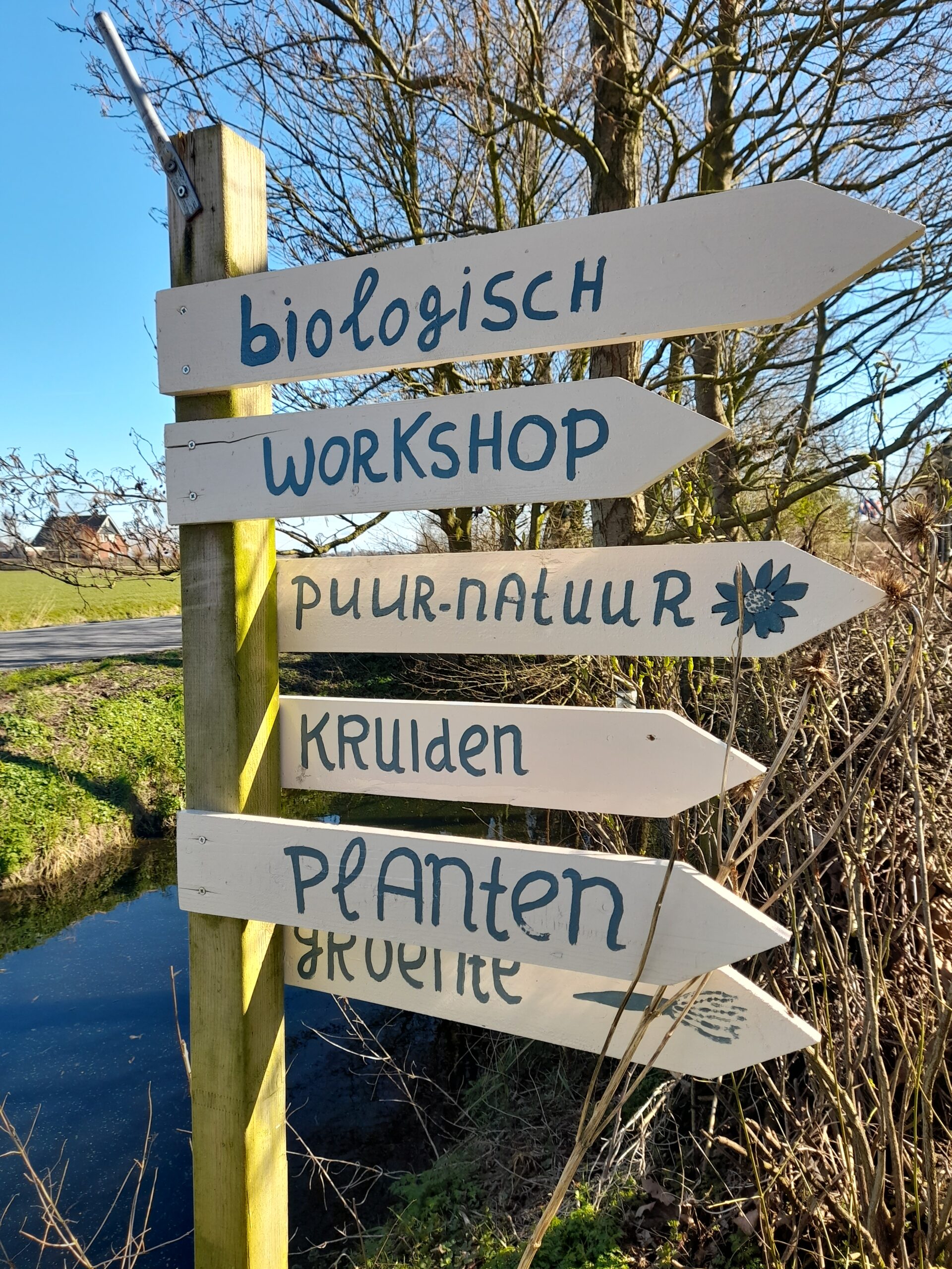 paal met bordjes